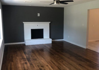 Interior of a living room with electrical work set up by KL Tyndale Inc in Harrisburg, PA