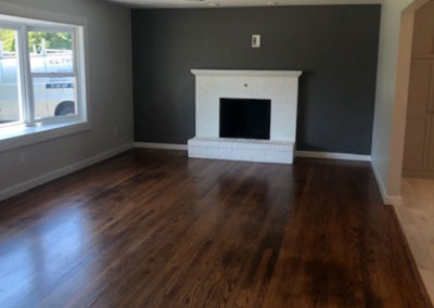 Interior of a living room with electrical work set up by KL Tyndale Inc in Harrisburg, PA