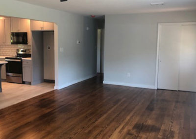 Interior of a living room with electrical work set up by KL Tyndale Inc in Harrisburg, PA